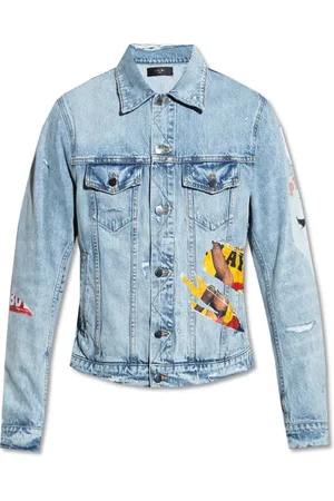 AMIRI Heren, Jassen, Blauw, Maat: S Denim