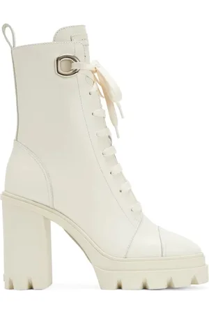 Giuseppe Zanotti Dames, Schoenen, Wit, Maat: 40 EU Leer