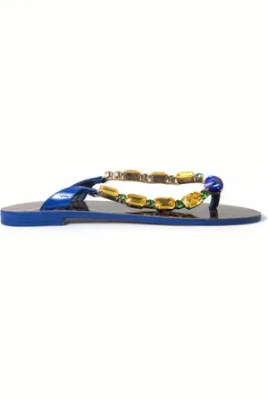 Dolce & Gabbana Dames, Schoenen, Blauw, Maat: 37 EU Leer