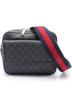 Gucci Heren, Pre-owned, Zwart, Maat: ONE Size Leer