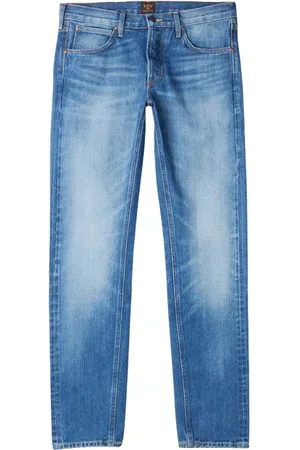 Lee Heren, Jeans, Blauw, Maat: W33 Katoen