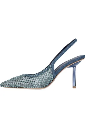 LE SILLA Dames, Schoenen, Blauw, Maat: 40 EU Leer