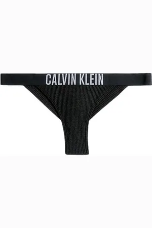 Calvin Klein Dames, Badkleding, Zwart, Maat: M Nylon