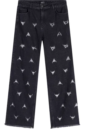Alix the label Dames, Jeans, Grijs, Maat: XS Denim