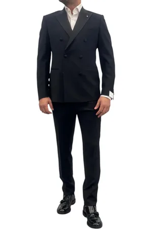 LUIGI BIANCHI MANTOVA Heren, Pakken, Zwart, Maat: XL