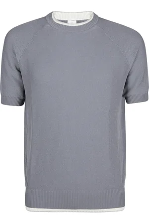 ELEVENTY Heren, Truien, Blauw, Maat: 2XL Katoen