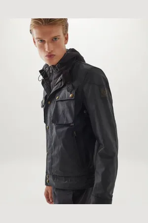 Belstaff Heren, Jassen, Zwart, Maat: 2XS Katoen