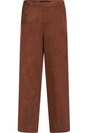 Betty Barclay Dames, Broeken, Bruin, Maat: XL Leer