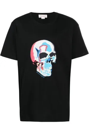 Alexander McQueen Heren, Tops, Zwart, Maat: L Katoen