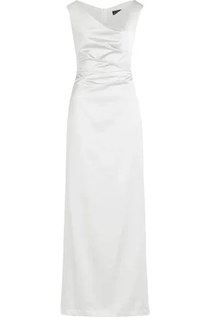 Vera Mont Dames, Jurken, Wit, Maat: XL Satijn