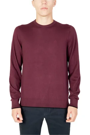 Armani Exchange Heren, Truien, Paars, Maat: XL Katoen