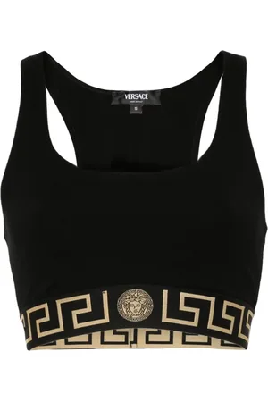 VERSACE Dames, Tops, Zwart, Maat: XS Jersey