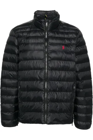 Ralph Lauren Heren, Jassen, Zwart, Maat: L Leer