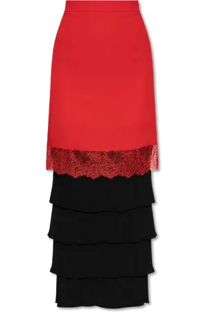 Moschino Dames, Rokken, Rood, Maat: 2XS Viscose