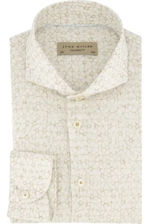 john miller Heren, Overhemden, , Maat: 2XL Katoen