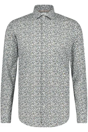 Blue Industry Heren, Overhemden, Groen, Maat: 5XL Katoen