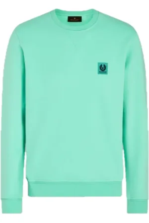 Belstaff Heren, Sweatshirts & Hoodies, Groen, Maat: 2XL Katoen