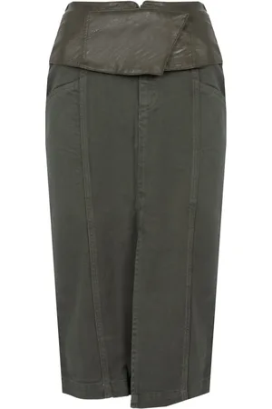Pinko Dames, Rokken, Groen, Maat: 4XS Katoen