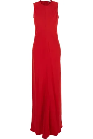 Ami Dames, Jurken, Rood, Maat: S Viscose