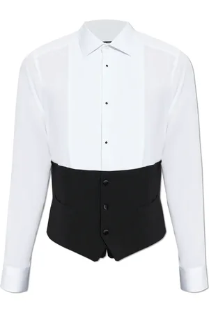 Dolce & Gabbana Heren, Overhemden, Wit, Maat: L Katoen