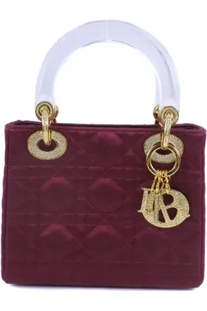 Dior Dames, Pre-owned, Bruin, Maat: ONE Size Satijn