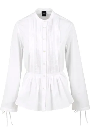 Aspesi Dames, Blouses & Shirts, Wit, Maat: S Katoen