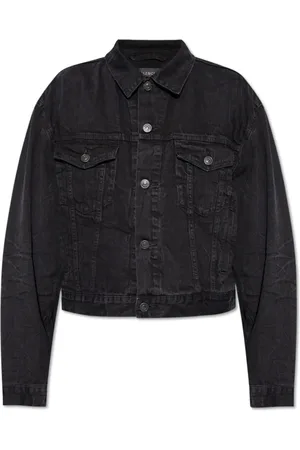 Balenciaga Dames, Jassen, Zwart, Maat: M Denim