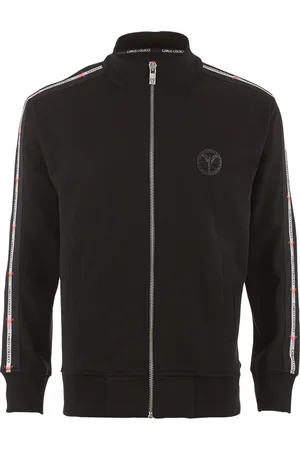 Carlo Colucci Heren, Sweatshirts & Hoodies, Zwart, Maat: S