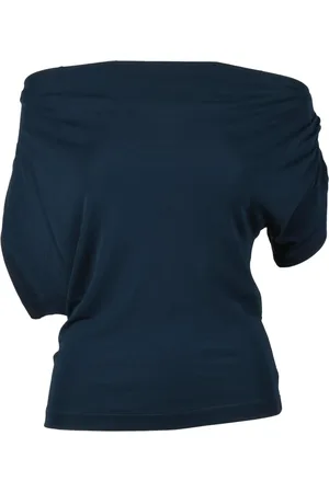 ALPHA STUDIO Dames, Tops, Blauw, Maat: XS Viscose