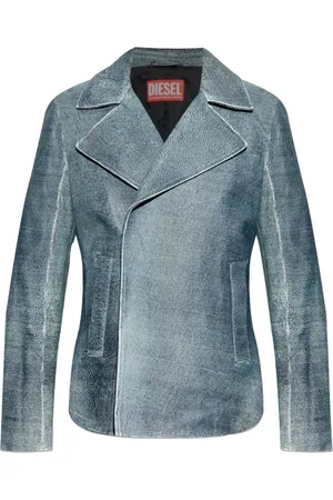 Diesel Heren, Jassen, Blauw, Maat: M Denim