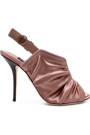 Dolce & Gabbana Dames, Schoenen, Bruin, Maat: 39 EU Satijn