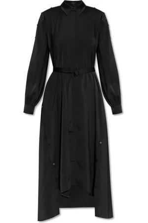 AllSaints Dames, Jurken, Zwart, Maat: XS Zijde