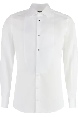 Dolce & Gabbana Heren, Overhemden, Wit, Maat: L Katoen