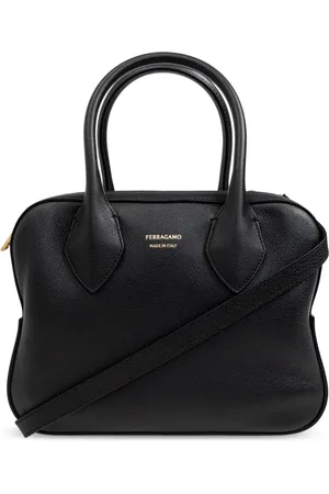Salvatore Ferragamo Dames, Tassen, Zwart, Maat: ONE Size Leer