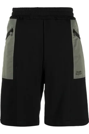 Alexander McQueen Heren, Korte broeken, Zwart, Maat: M Katoen