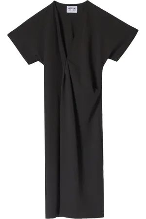 Moschino Dames, Jurken, Zwart, Maat: XS Poliester