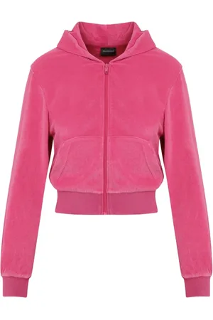 Balenciaga Dames, Sweatshirts & Hoodies, Roze, Maat: S Katoen