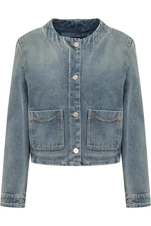 Givenchy Dames, Jassen, Blauw, Maat: XS Denim