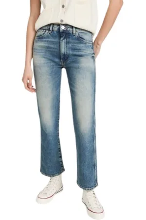 3x1 Dames, Jeans, Blauw, Maat: W29 Katoen