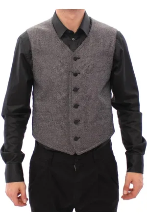 Dolce & Gabbana Heren, Pakken, Grijs, Maat: M Katoen