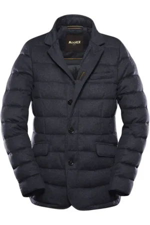 MOORER Heren, Jassen, Grijs, Maat: 4XL Wol
