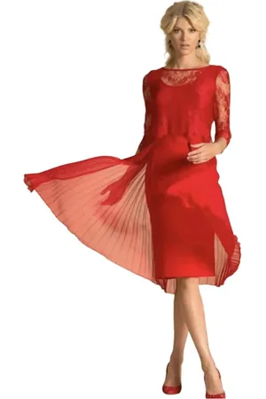 MOSKADA Dames, Jurken, Rood, Maat: 2XL