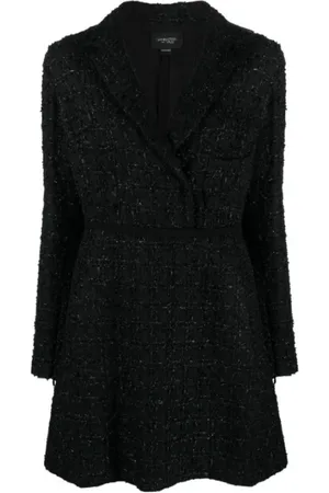 Giambattista Valli Dames, Jassen, Zwart, Maat: S Tweed