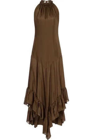 Serafini Dames, Jurken, Bruin, Maat: S