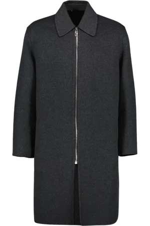 Fendi Heren, Mantels, Grijs, Maat: XL Wol