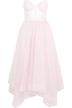 Alexander McQueen Dames, Jurken, Roze, Maat: XS Zijde
