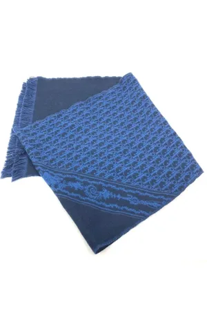 Dior Dames, Pre-owned, Blauw, Maat: ONE Size Wol
