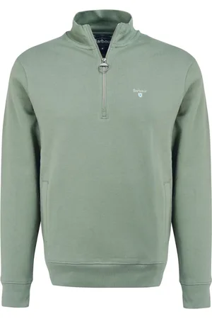 Barbour Heren, Sweatshirts & Hoodies, Groen, Maat: L Katoen