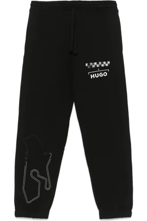 HUGO BOSS Heren, Broeken, Zwart, Maat: 2XL