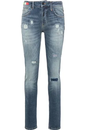 Carlo Colucci Heren, Jeans, Blauw, Maat: W32